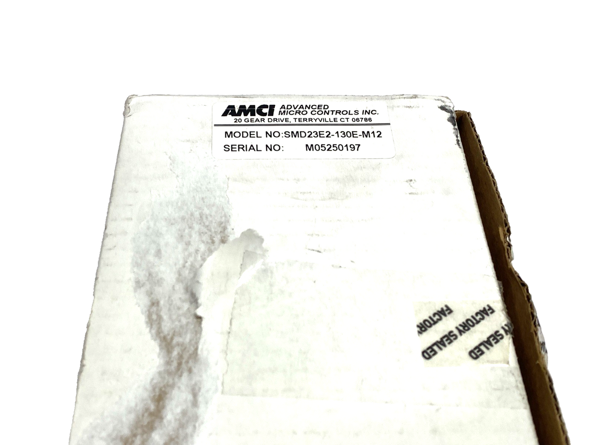 Advanced Micro Controls AMCI SMD23E2-130E-M12 Ethernet Integrated Stepper Motor - Maverick Industrial Sales