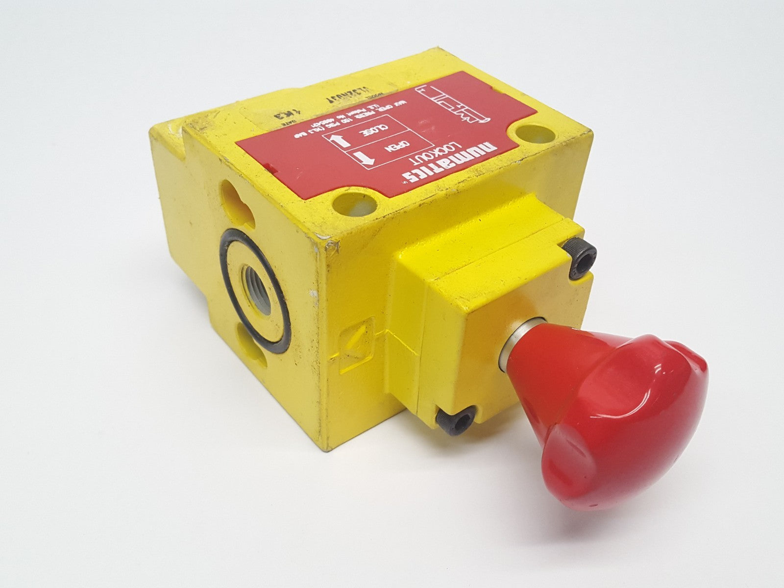 VL32N03Y | Emerson Numatics™ Lockout/Shutoff Valve 3/8" In/Out 1/2" Exhaust - Used - Maverick Industrial Sales