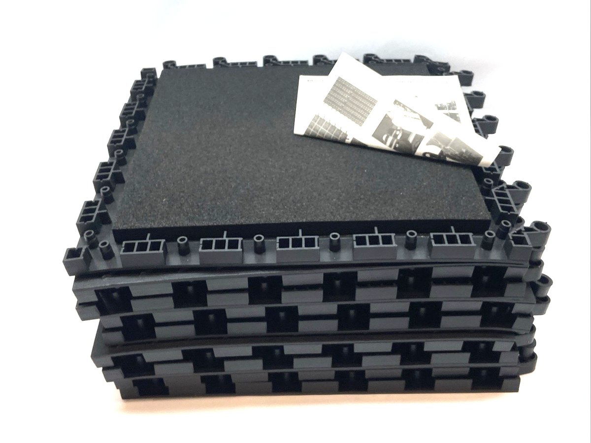 Wearwell 599.78x18x18BK-CS10 ErgoDeck Max Diamond Plate 7/8x18x18 LOT OF 9 - Maverick Industrial Sales