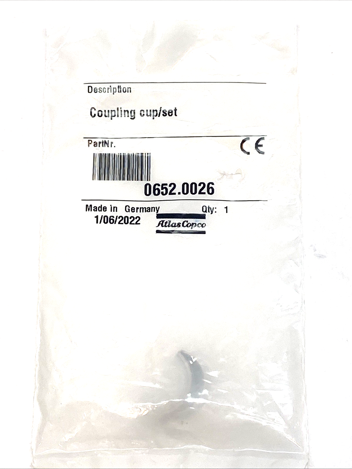 Atlas Copco 0652.0026 Coupling Cup - Maverick Industrial Sales