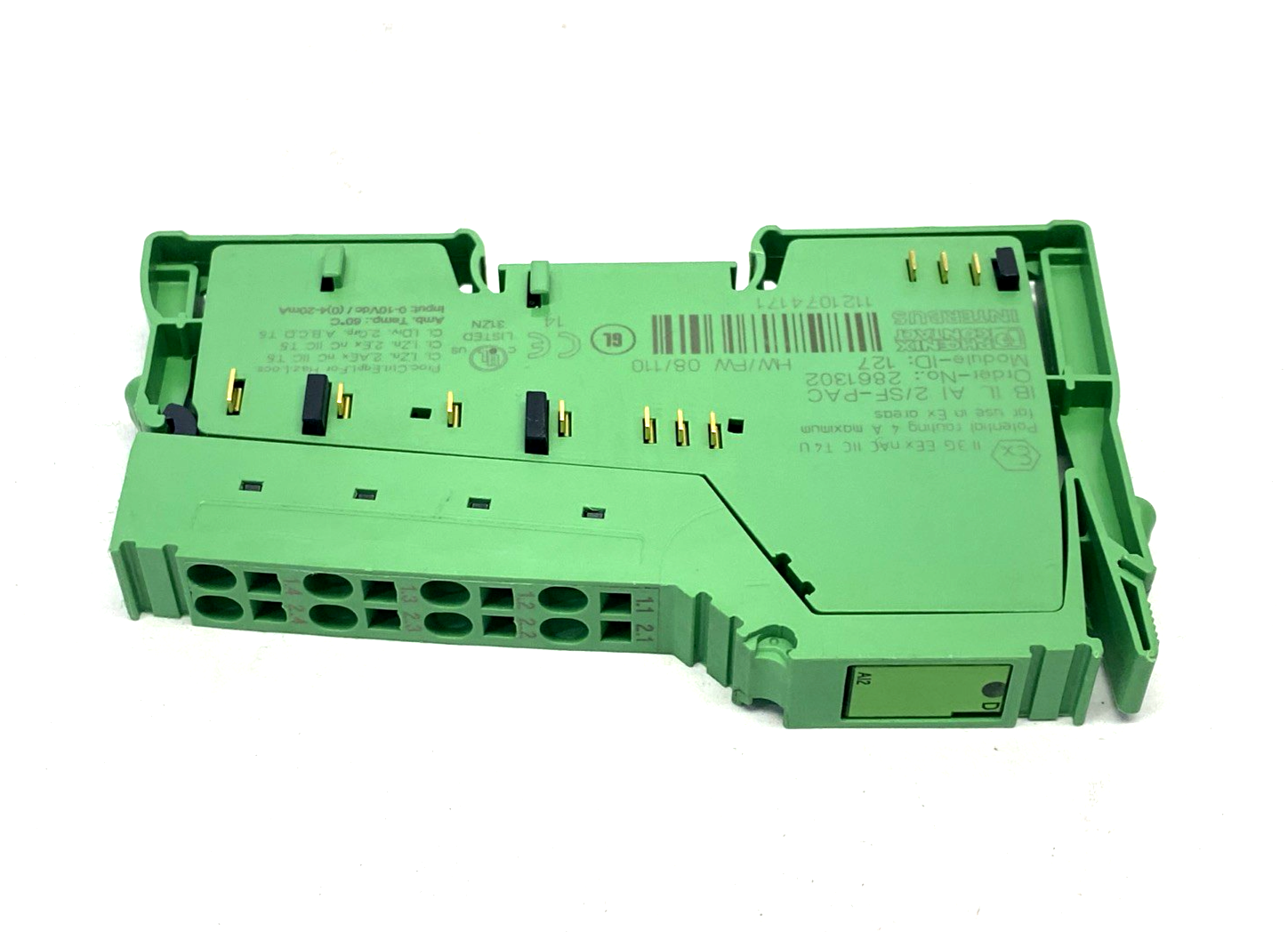 Phoenix Contact IB IL AI 2/SF-PAC Analog Input Module 2861302 - Maverick Industrial Sales