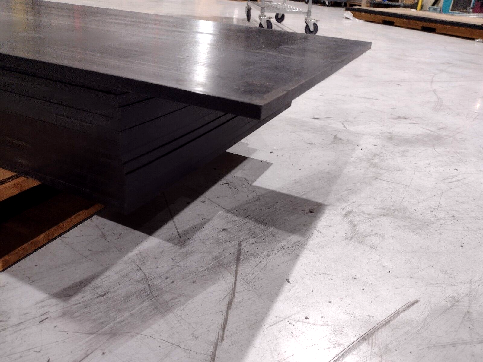 Copolymer Acetal Black Plastic Sheet 67" X 24" X 0.5", LOT OF 13 SHEETS (1/2 in) - Maverick Industrial Sales