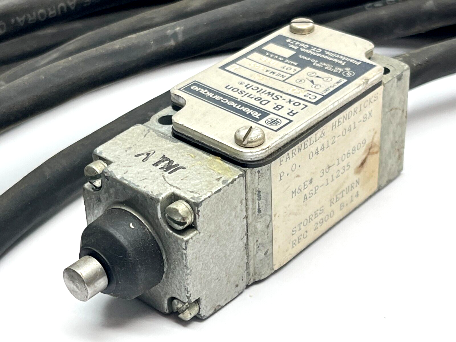 Telemecanique C2GVJKI R.B. Denison Lox-Switch w/ 50ft Cable - Maverick Industrial Sales