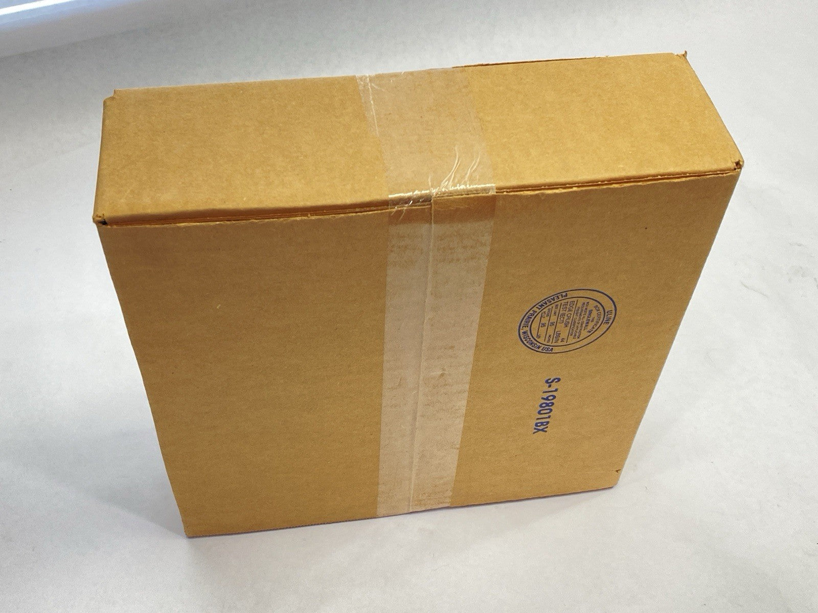S-19801BLU | Uline Mighty Line Deluxe Safety Tape 2" x 100' Blue - New - Maverick Industrial Sales