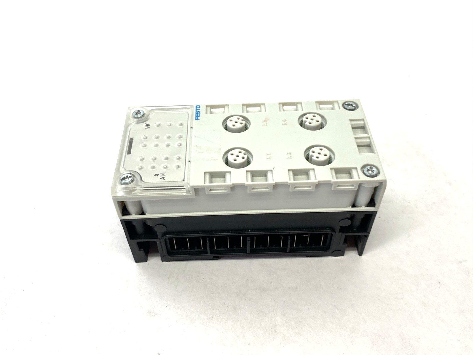 Festo CPX-AB-4-M12X2-5POL Manifold Block 195704 w/ CPX-GE-EV Interlink Block - Maverick Industrial Sales