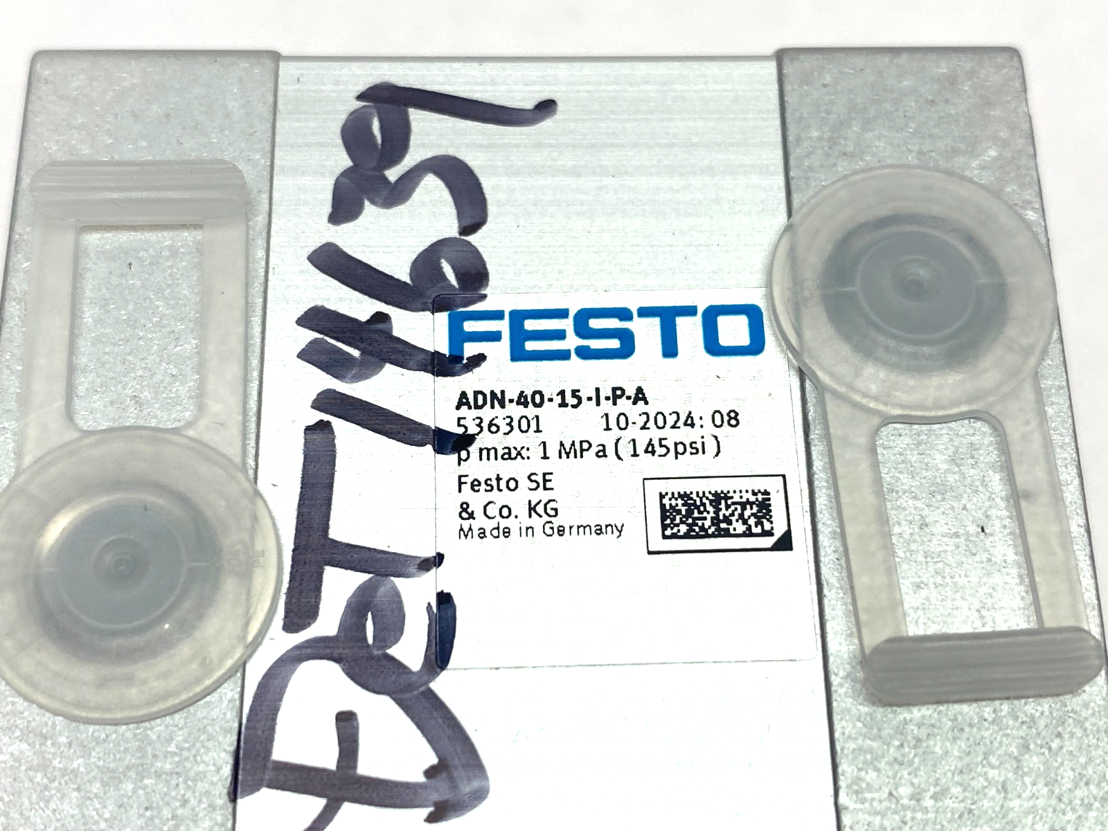 Festo ADN-40-15-I-P-A Compact Cylinder Dbl-Acting 15mm Stroke 40mm Bore 536301 - Maverick Industrial Sales