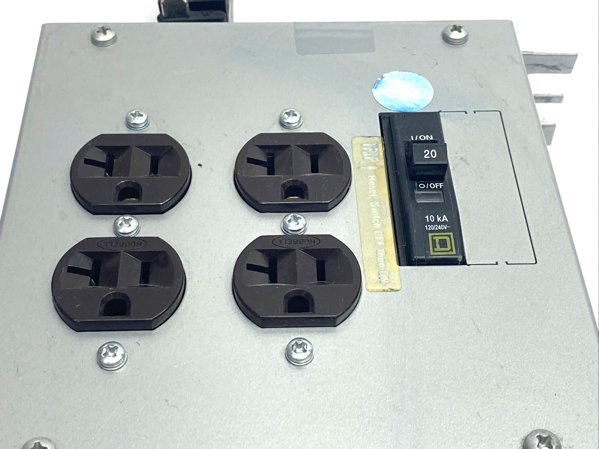 StarLine CB100NE12-520Q-4 Track Busway Tap Box 20A 208Y/120, 120V Load, 4-Outlet - Maverick Industrial Sales