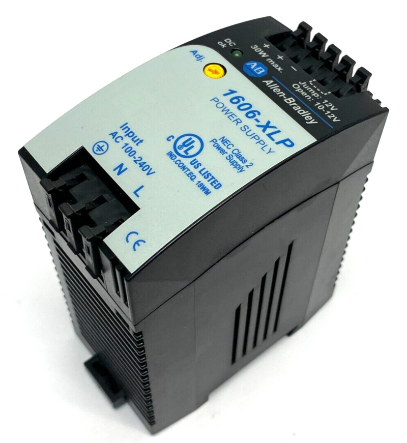 Allen Bradley 1606-XLP30B Ser A Power Supply 100-240VAC .6A 50/60Hz - Maverick Industrial Sales