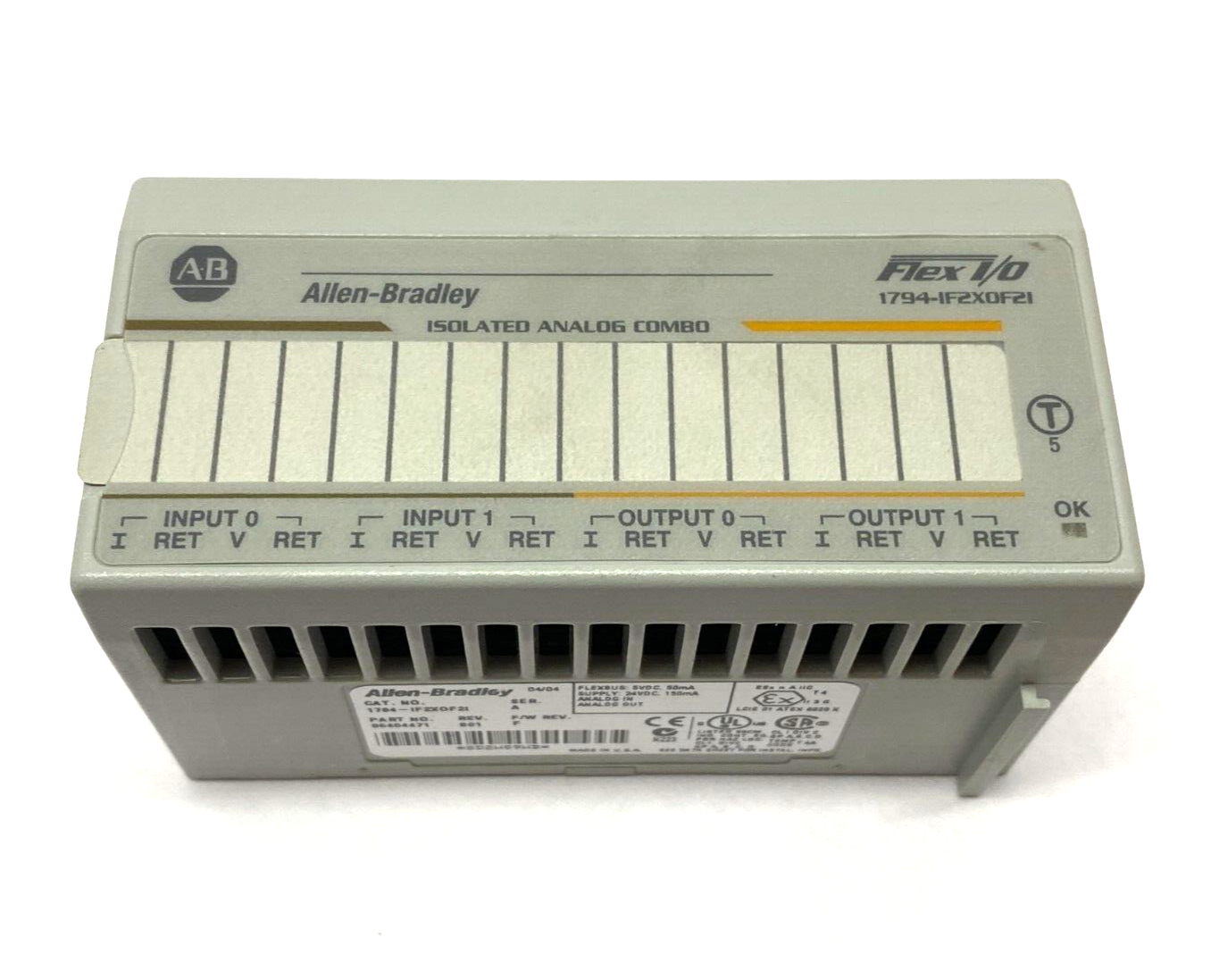 Allen Bradley 1794-IF2XOF2I Ser A Flex I/O Isolated Analog Combination Module - Maverick Industrial Sales