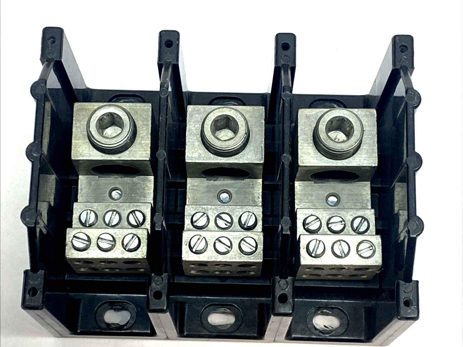 | Cooper Bussmann 16323-3 Power Distribution Block 310A 600V 3-Pole - Used - Maverick Industrial Sales