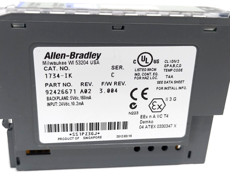 Allen Bradley 1734-IK Ser. C POINT I/O Incremental Encoder Interface Module - Maverick Industrial Sales