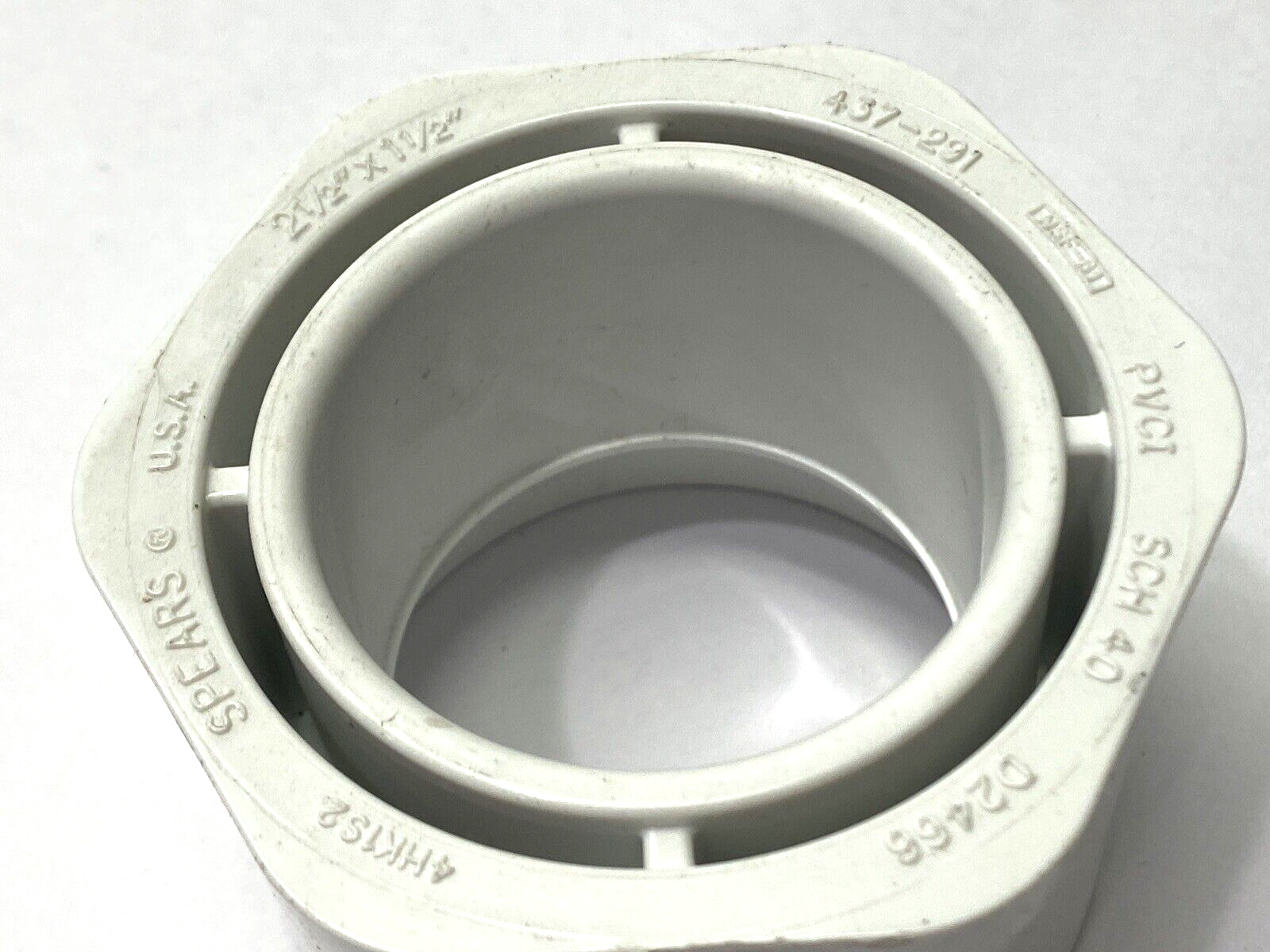 Spears 437-291 Reducing Bushing 2-1/2" x 1-1/2" SCH 40 Socket x Spigot LOT OF 2 - Maverick Industrial Sales
