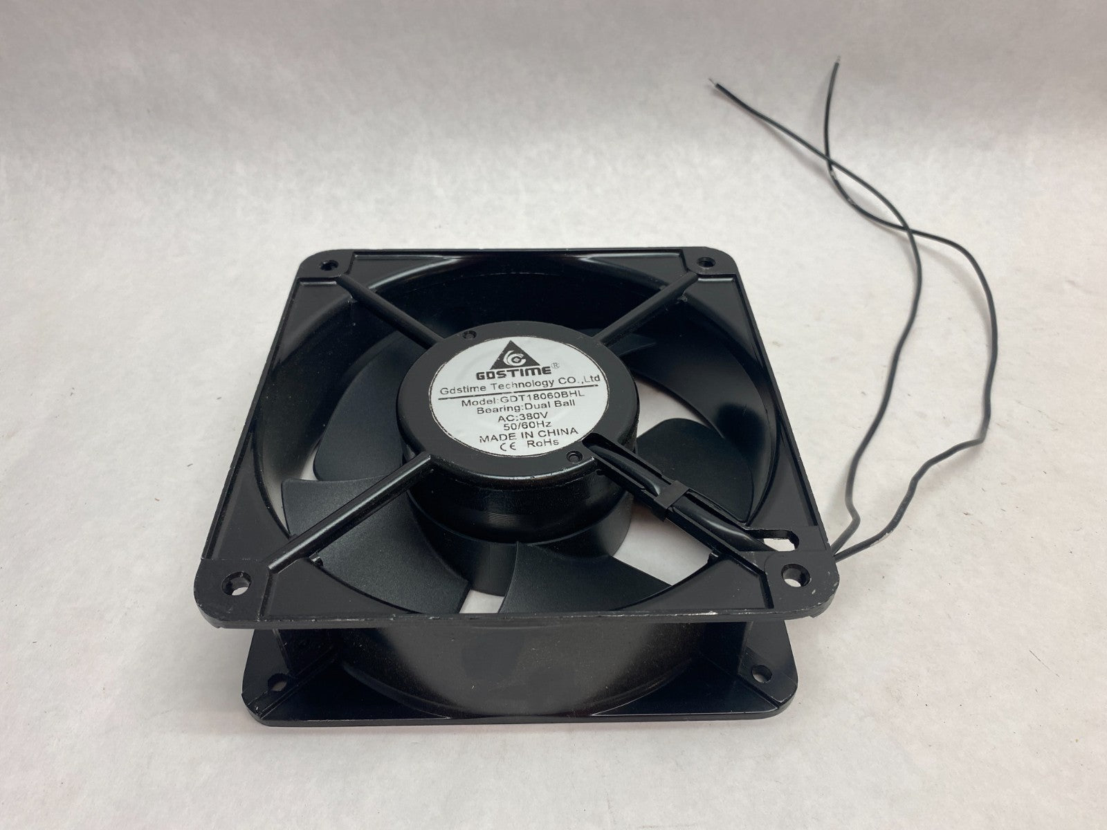 GDS Time GDT18060BHL Axial Cooling Fan 180x180x60mm 380VAC - Maverick Industrial Sales