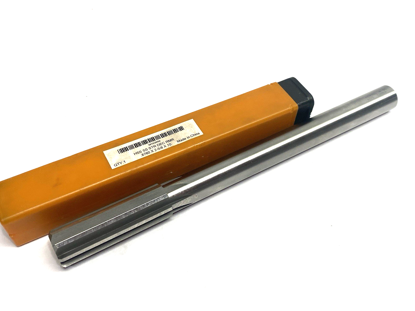 30153050 | Hertel Chucking Reamer: 0.8760", 10" OAL, 2-5/8" Flute Length, Straight - New – Open box - Maverick Industrial Sales