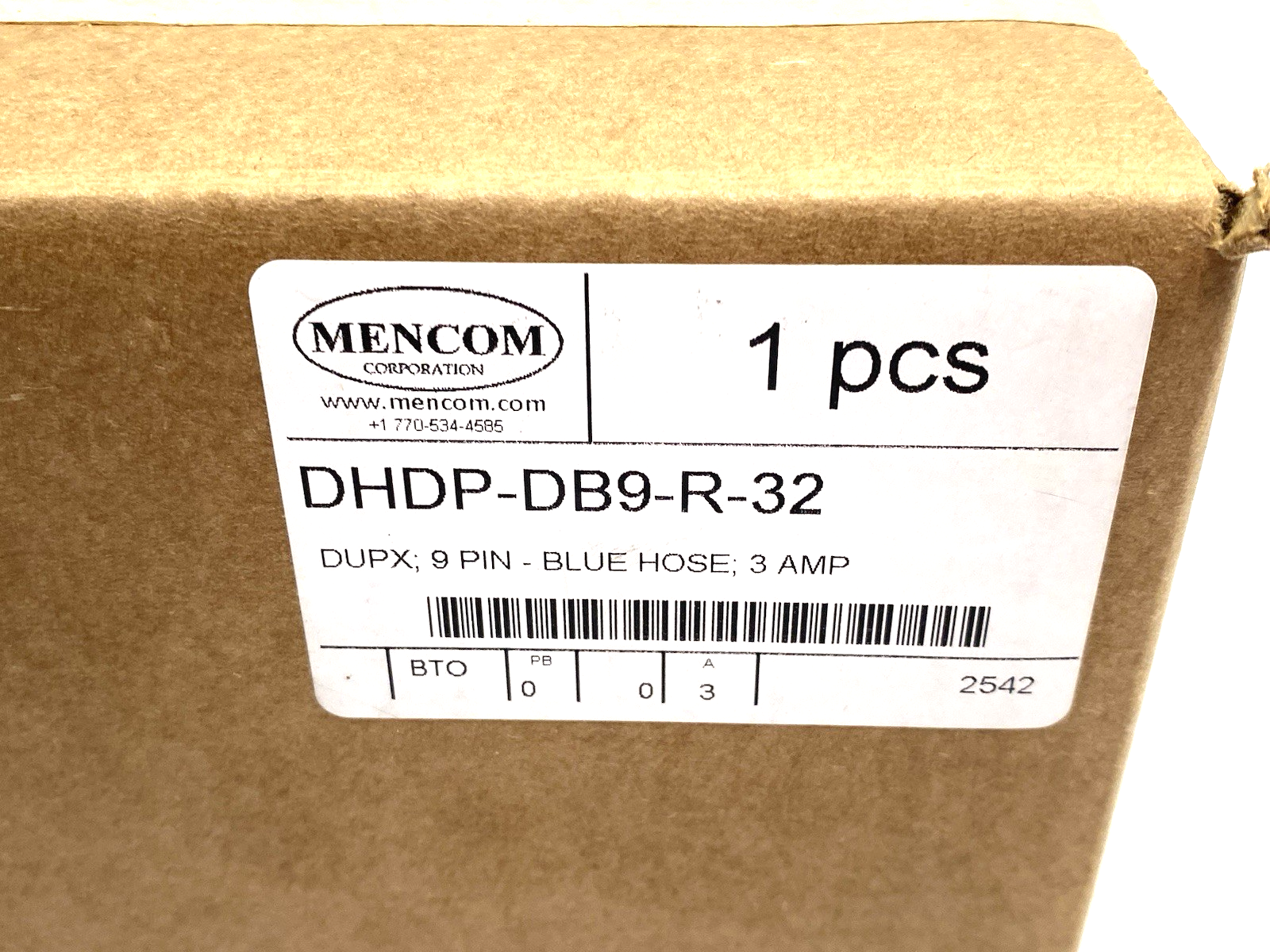 DHDP-DB9-R-32 | Mencom Panel Interface Connector with Duplex outlet - New - Maverick Industrial Sales