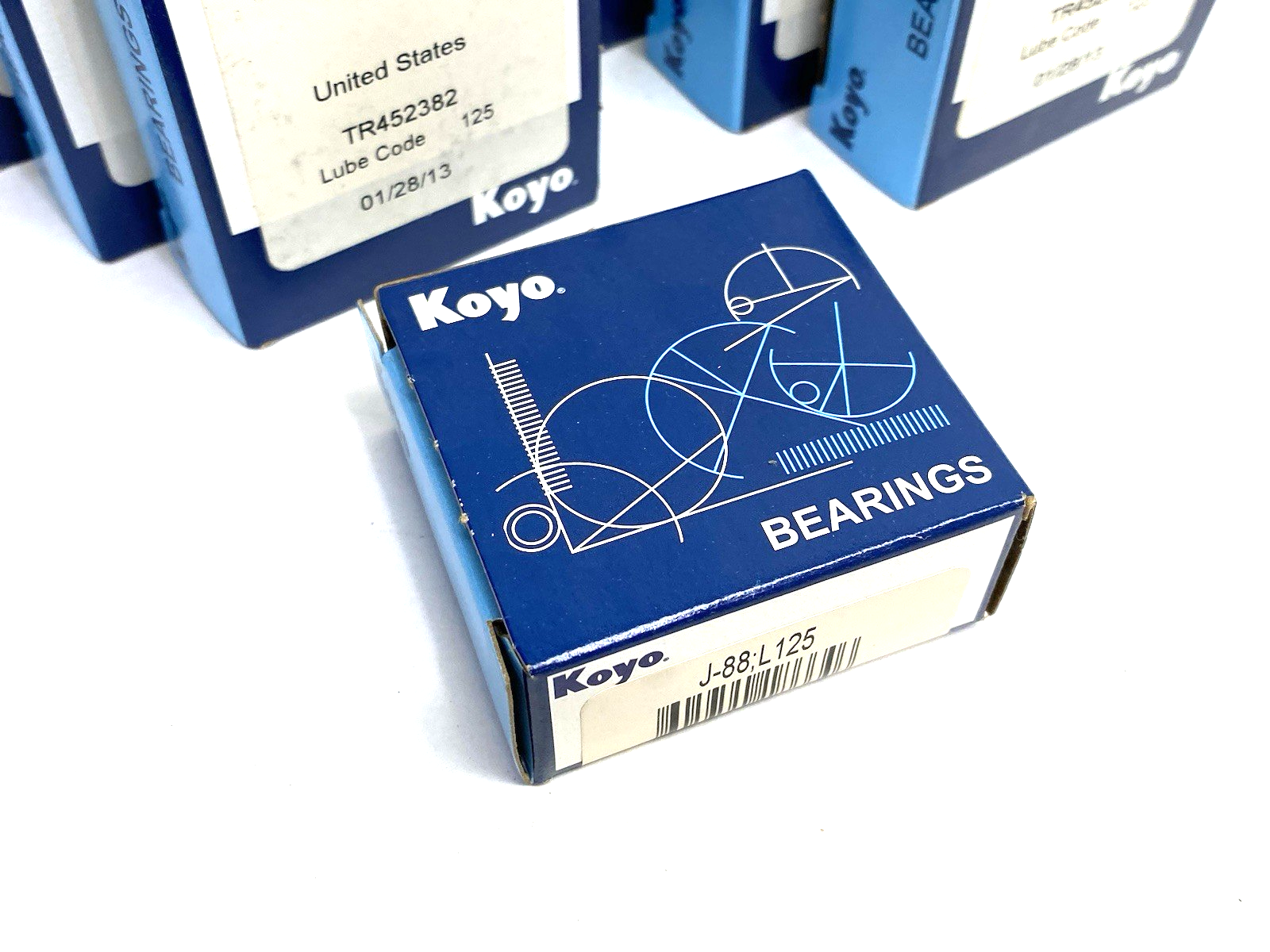 J-88 | Koyo ;L125 Drawn Cup Needle Roller Bearing Inch Series, Caged LOT OF 10 - New - Maverick Industrial Sales