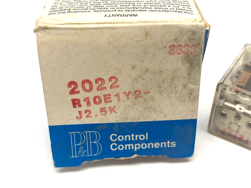 Potter & Brumfield R10E1Y2-J2.5K Miniature Relay 5.8 MA DC - Maverick Industrial Sales