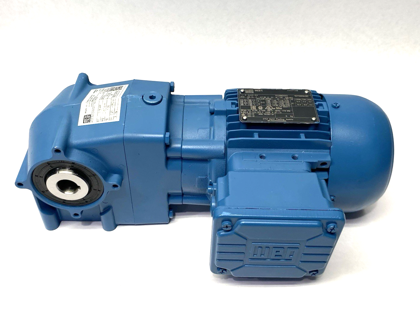 WG20 S03 S HH 63 0.16kW 4P W21 | Weg Helical Worm Geared Motor 19016014 - New – Open box - Maverick Industrial Sales
