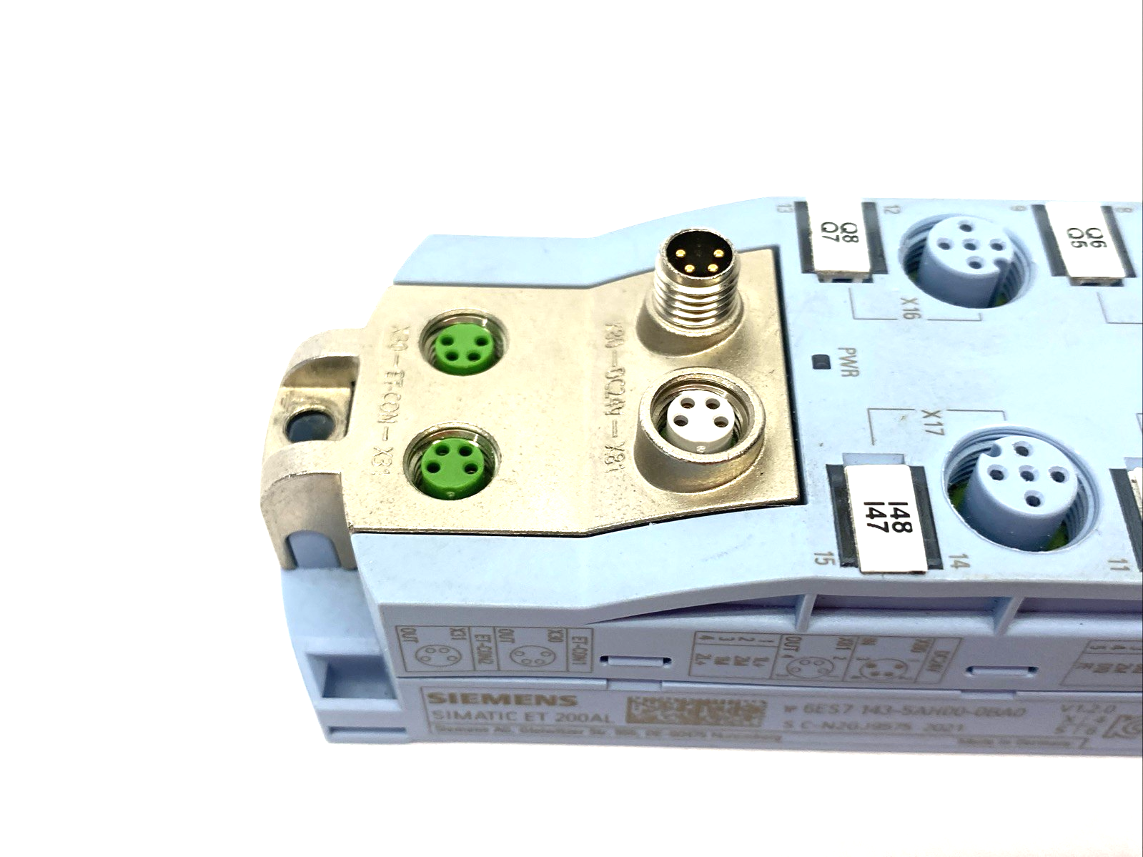 Siemens 6ES7143-5AH00-0BA0 SIMATIC ET 200AL, DIQ 16x24 V DC/0.5 A, 8xM12 - Maverick Industrial Sales