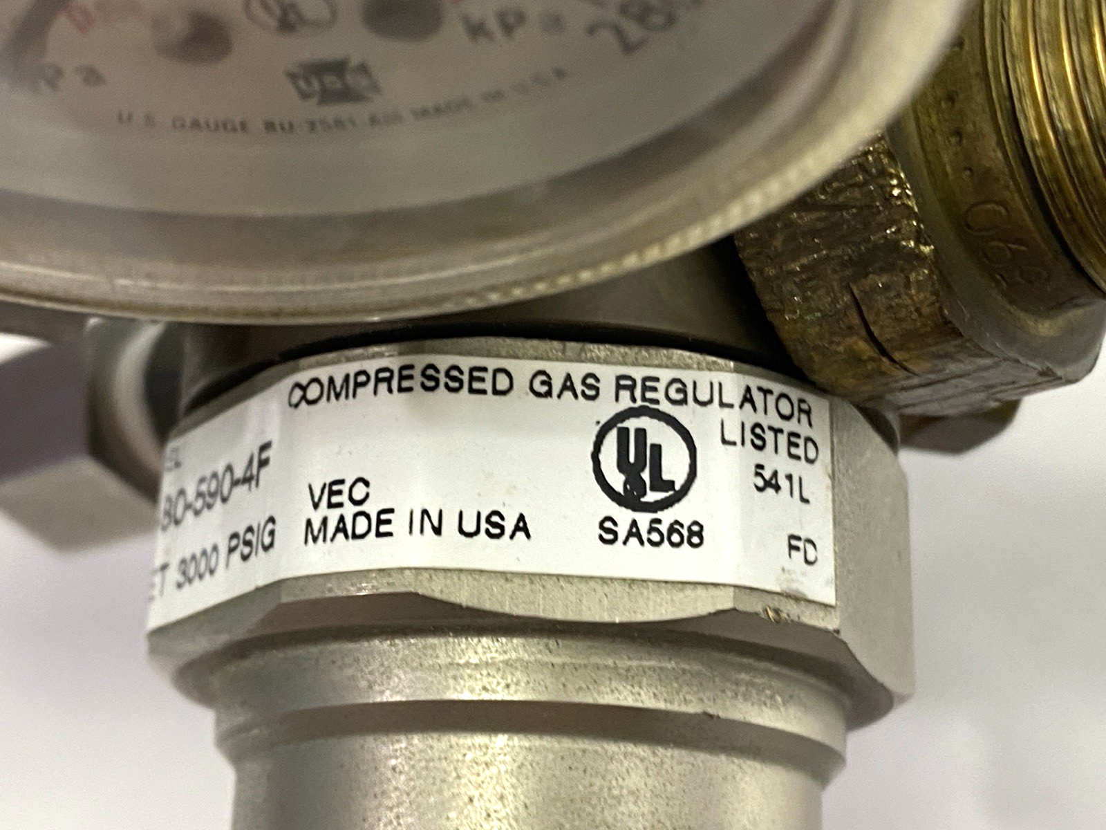 HPT500-80-590-4F | Victor Compressed Gas Regulator 1/4" NPT - Used - Maverick Industrial Sales