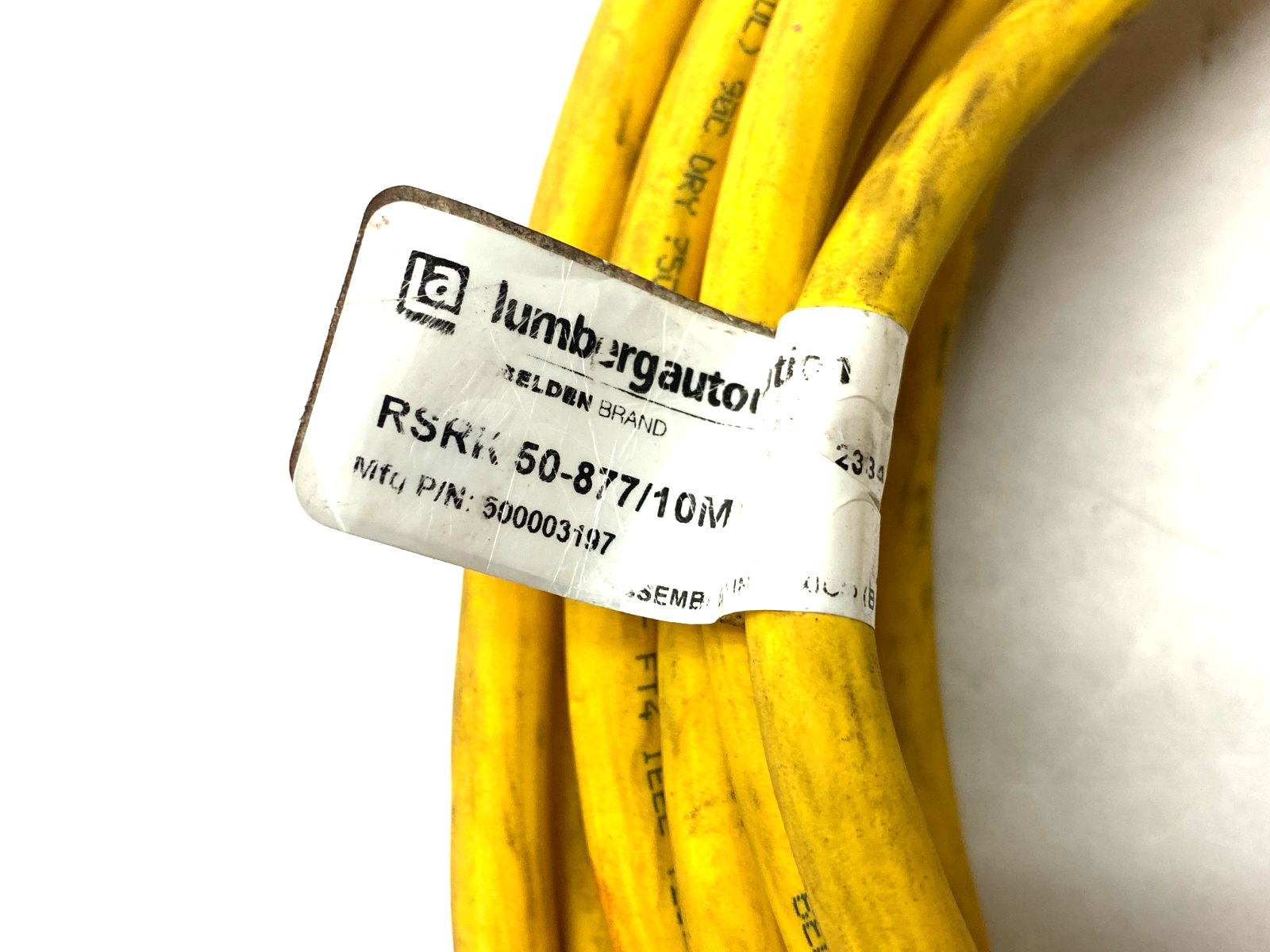 Lumberg RSRK 50-877-10M Double-Ended Cable Cordset M to F 500003197 - Maverick Industrial Sales
