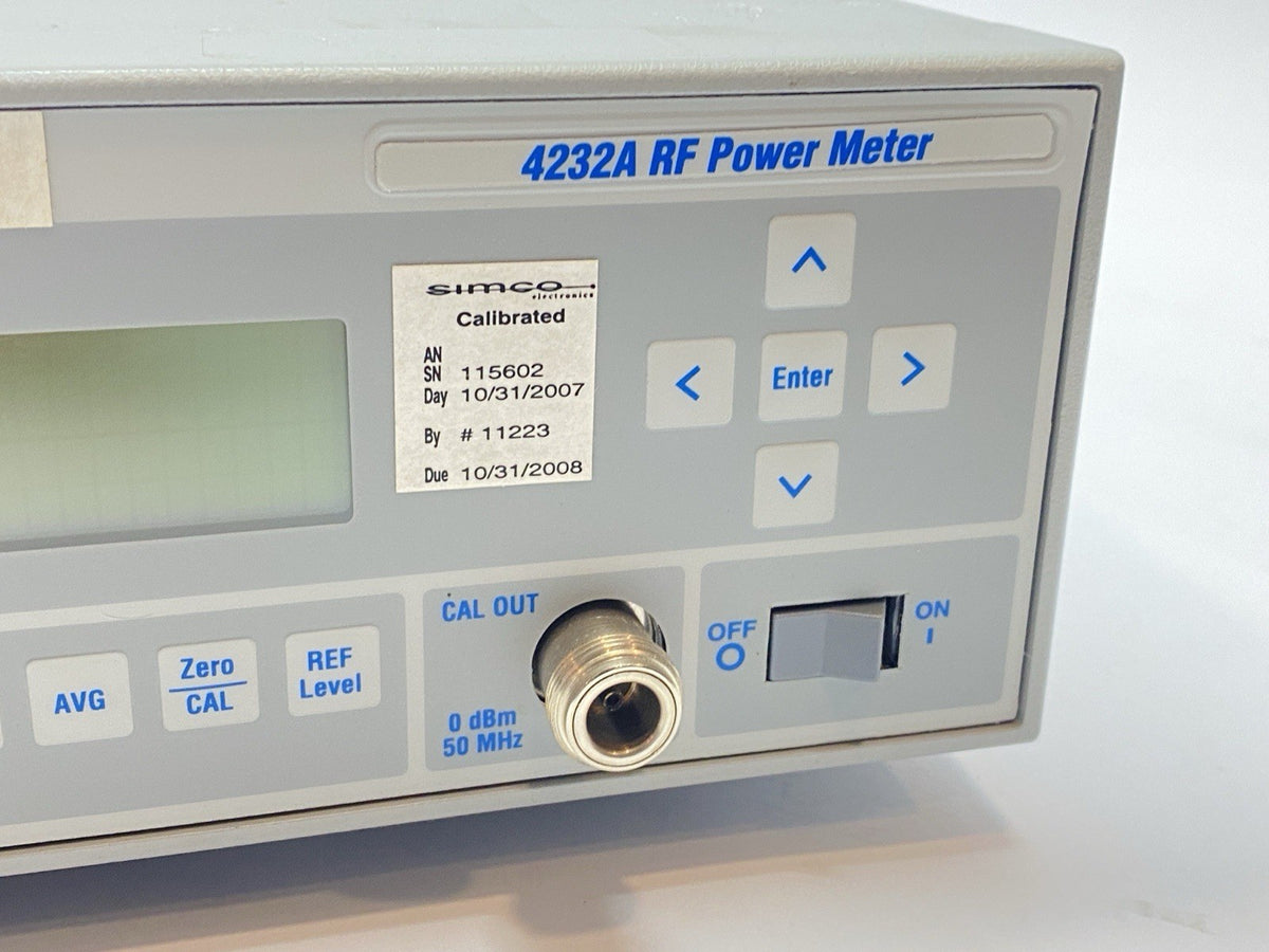 Boonton 4232A-30 Rev 5.05 RF Power Meter Dual-Channel - Maverick Industrial Sales