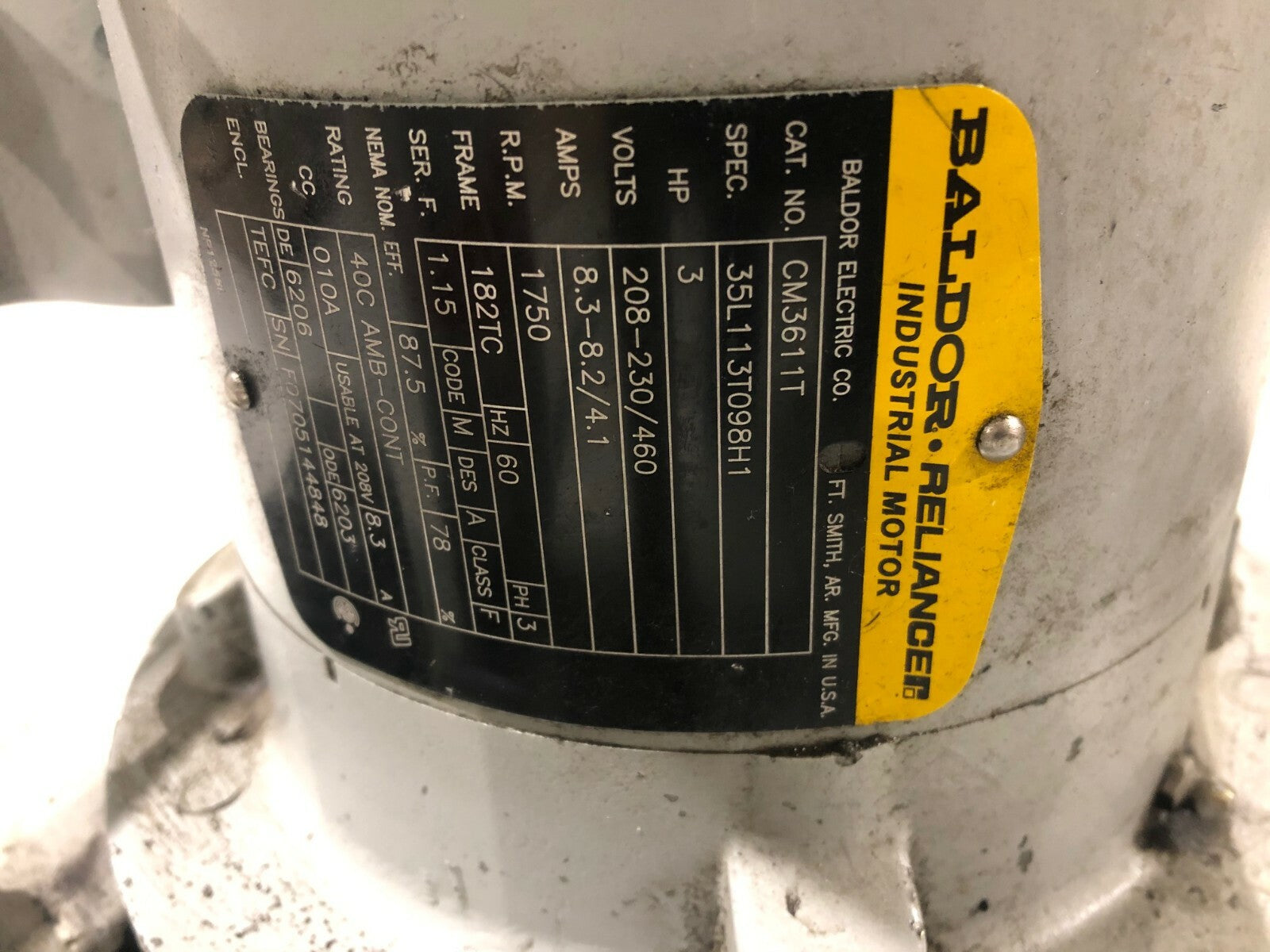 MFP 2BB1U08R-X4556 Hydraulic Pump, MFPU-5847, 3 HP Baldor Motor, Gear Pump - Maverick Industrial Sales