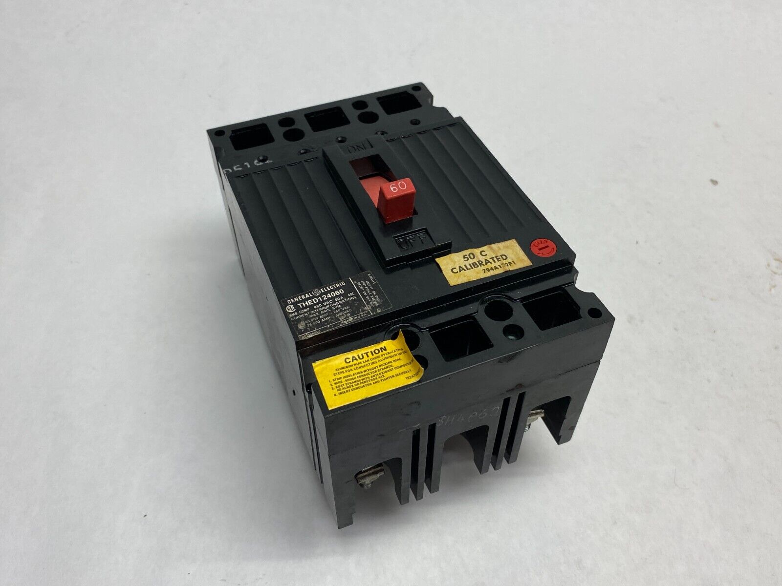 General Electric THED124060 Circuit Breaker 2-Pole 480VAC 60A - Maverick Industrial Sales