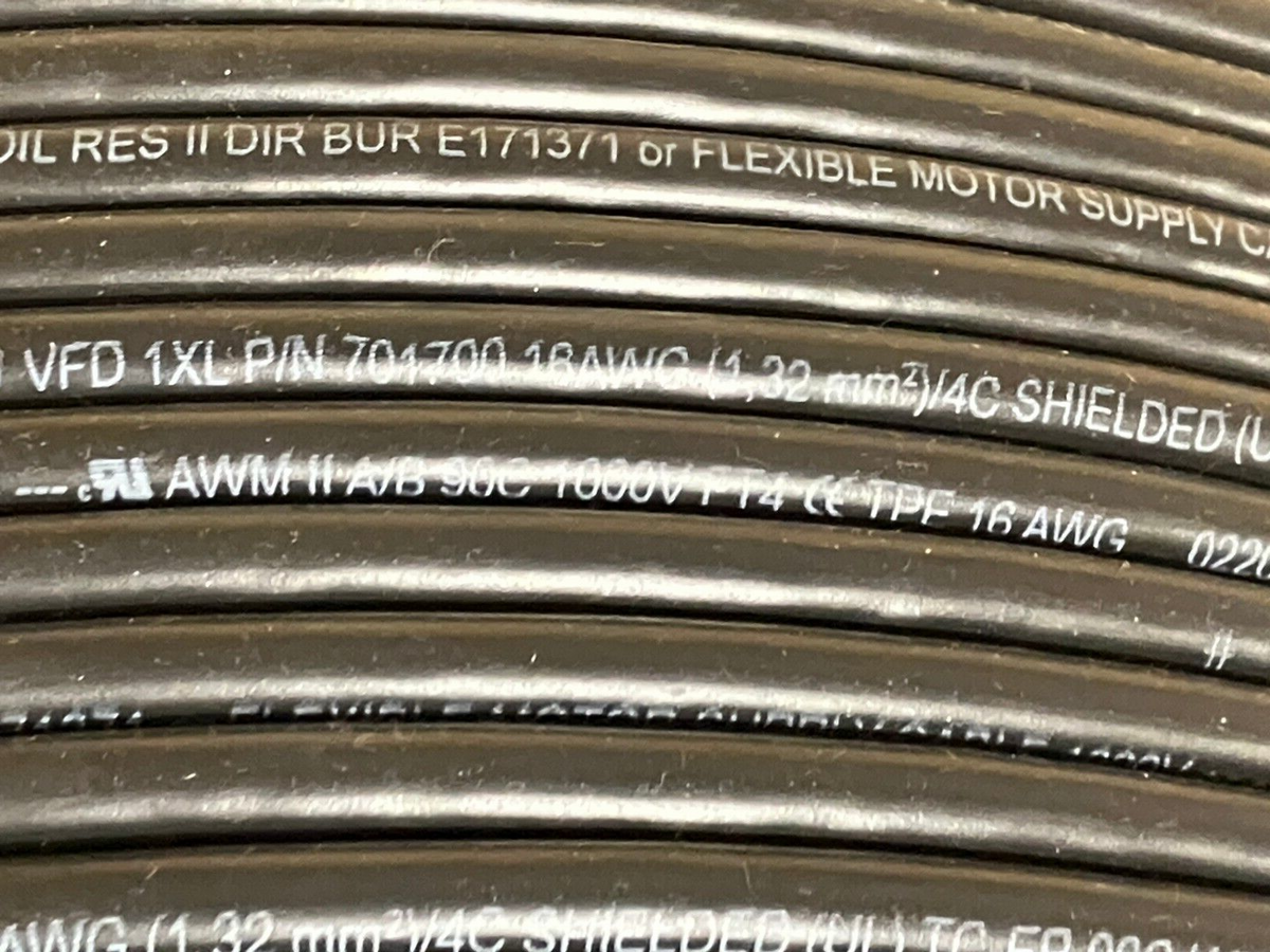 701700 | Lapp Multiconductor Cable, Shielded, 4 Conductor, 16 AWG, Black 1280' FT - New – Open box - Maverick Industrial Sales