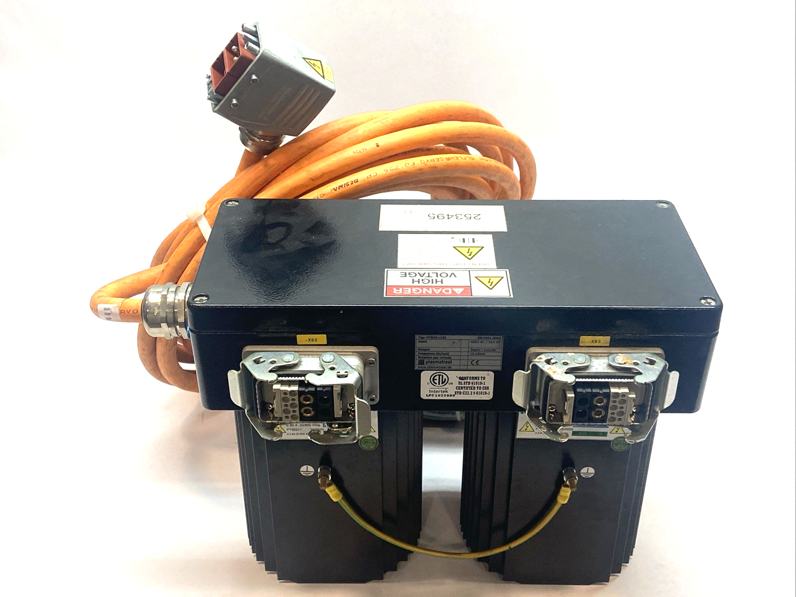 Plasmatreat HTR22-L133 High Voltage Plasma Transformer - Maverick Industrial Sales