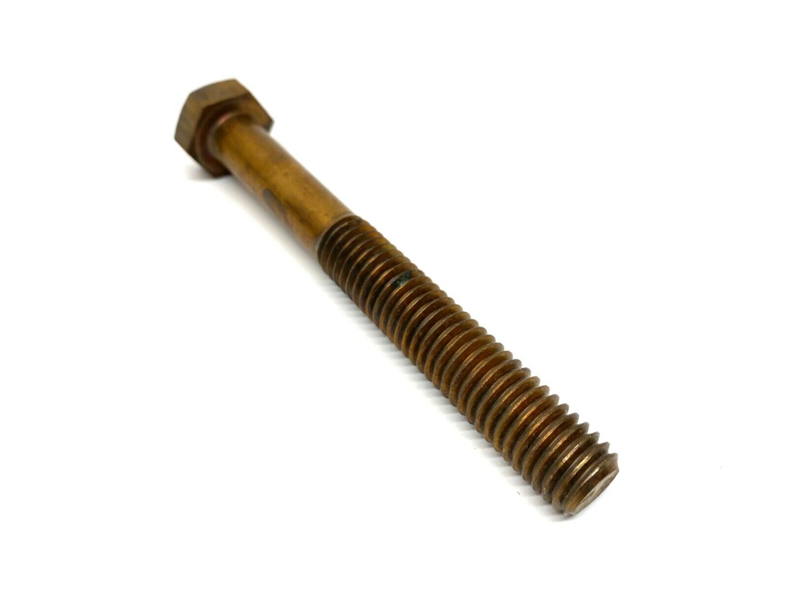 Hex Head Machine Bolt Bronze Silicon 1/2"-13 UNC x 4" LOT OF 10 - Maverick Industrial Sales