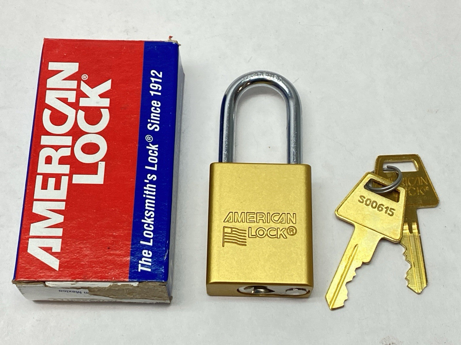 A1106KAYLW | American Lock Lockout Padlock Yellow Key S00615 LOT OF 10 - New – Open box - Maverick Industrial Sales