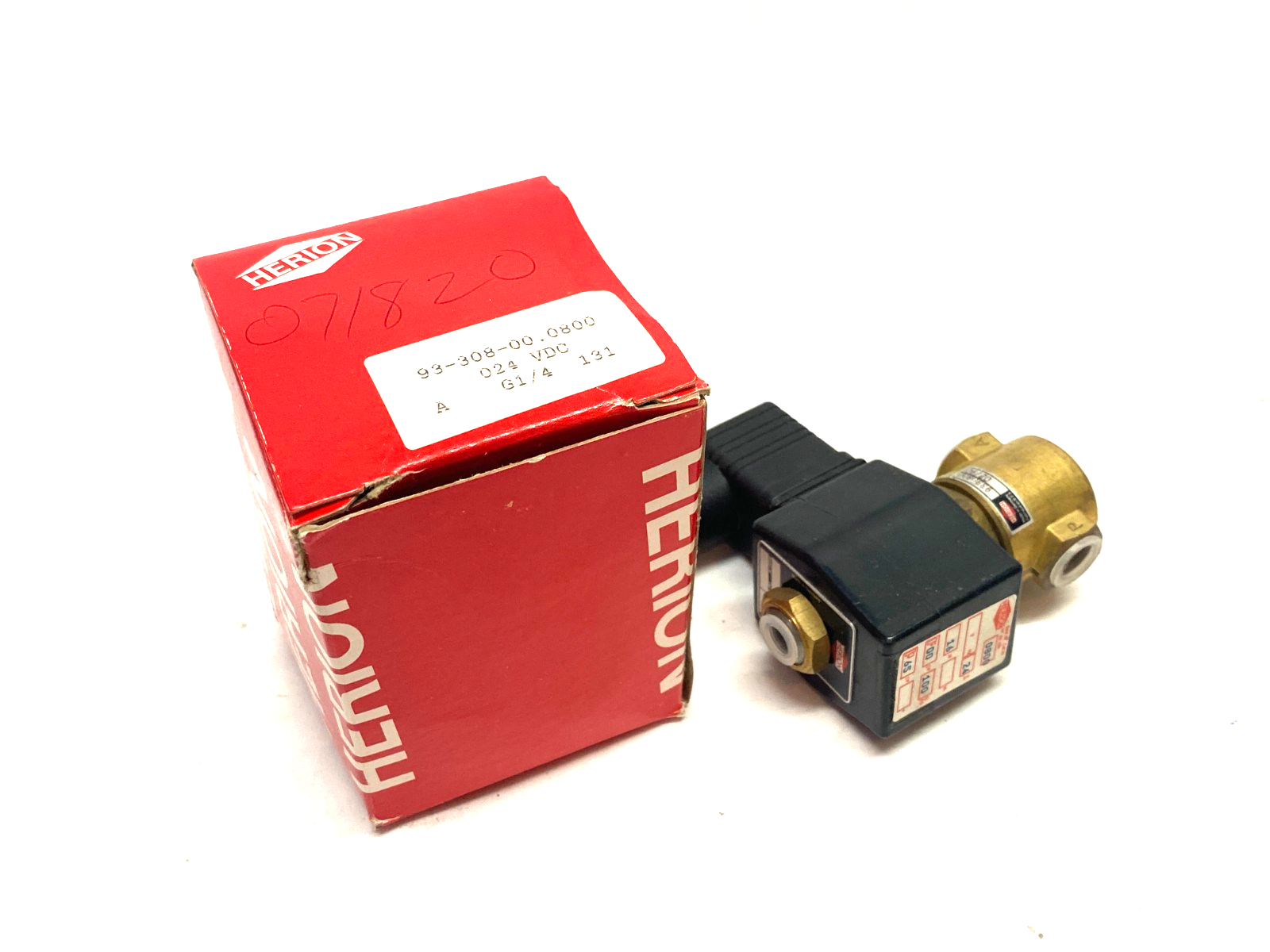 Herion 9330800 Solenoid Valve 24VDC 1/4" NPT - Maverick Industrial Sales