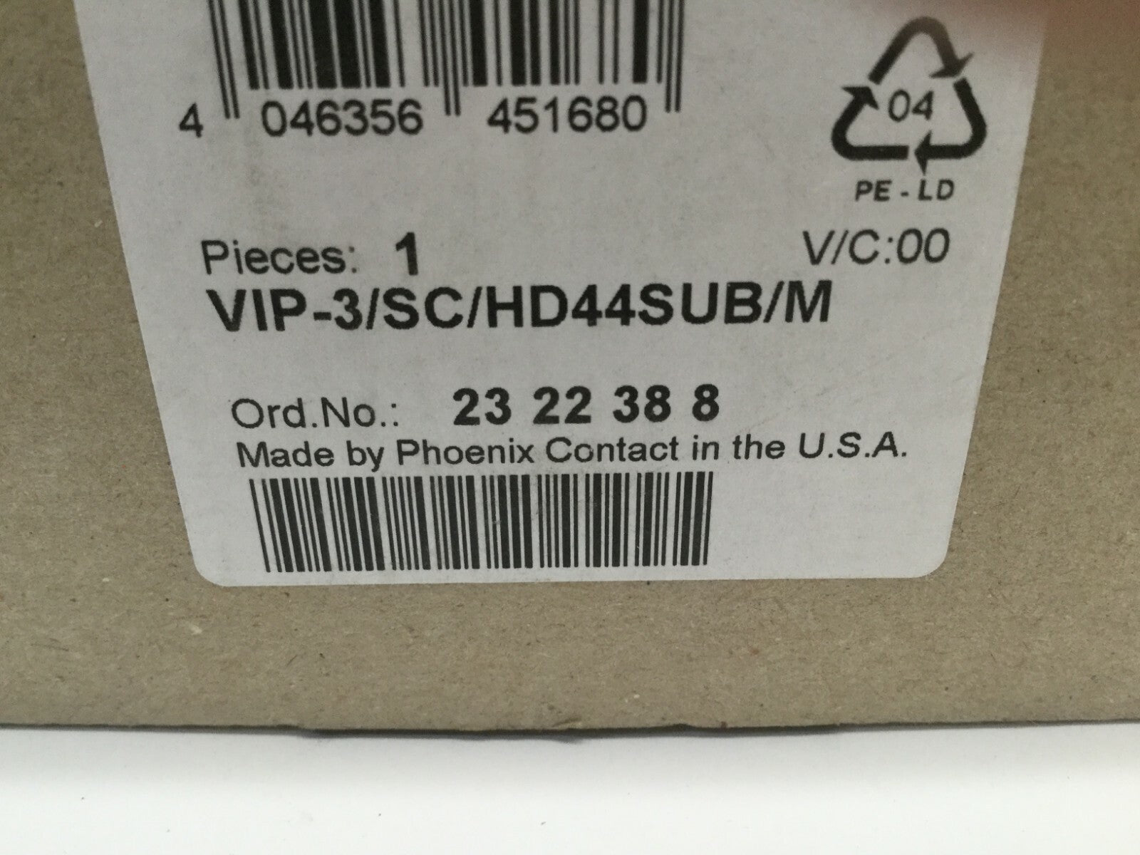 23 22 38 8 | Phoenix Contact VIP-3/SC/HD44SUB/M Interface Module - New - Maverick Industrial Sales