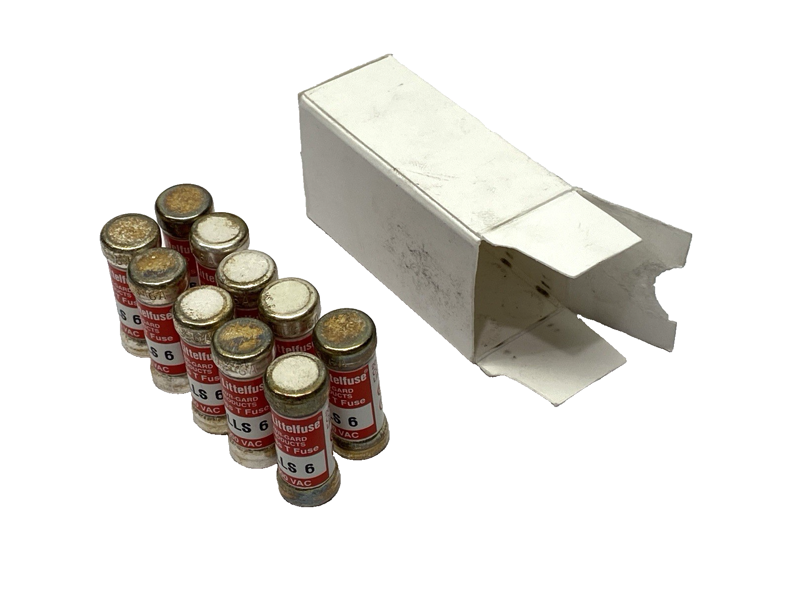 Littelfuse JLLS006 Powr-Gard Fast Acting Fuse Class T 6A SHELFWARE BOX OF 10 - Maverick Industrial Sales