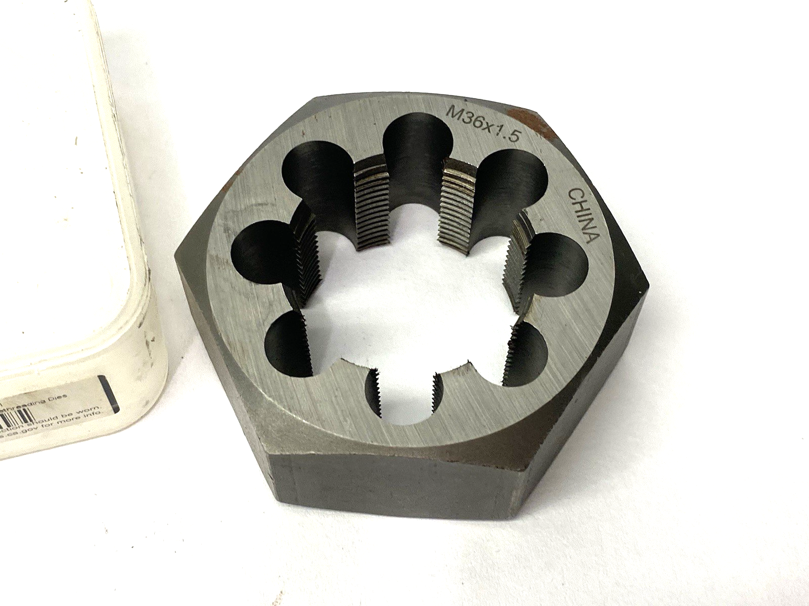 79771846 | Interstate Hex Rethreading Die: M36x1.5, 1" Thick, Right Hand - New – Open box - Maverick Industrial Sales