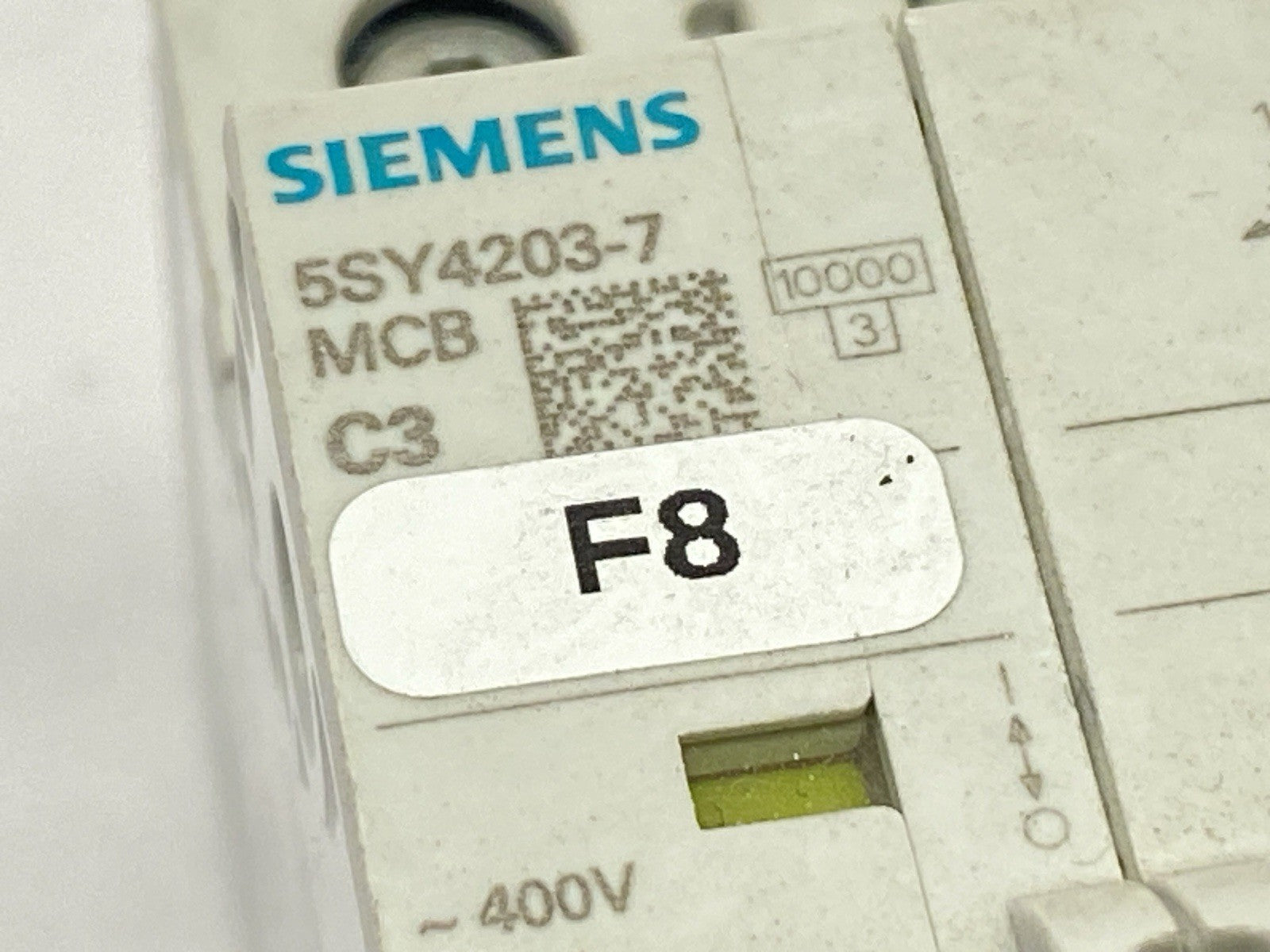 5SY4203-7 | Siemens MCB C3 Circuit Breaker 2-Pole 3A 400V - Used - Maverick Industrial Sales
