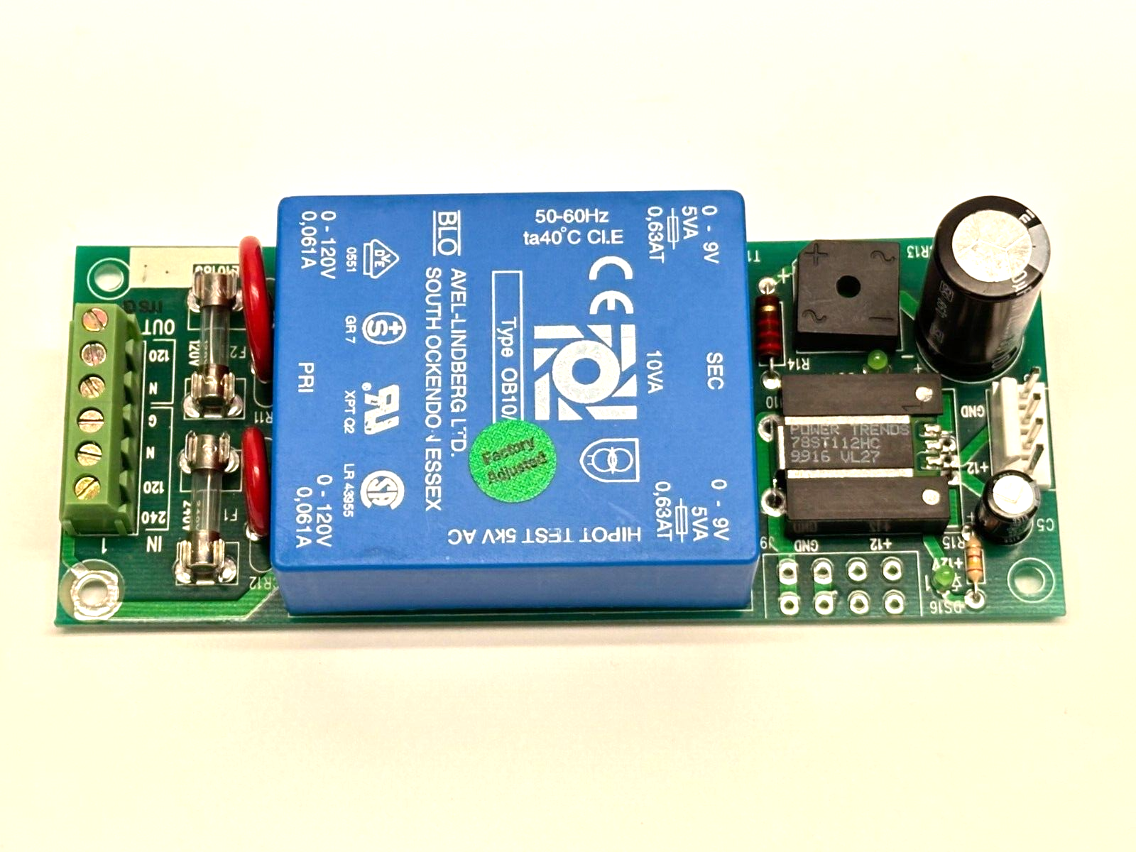 Maxtec PC10186-0 Rev. B Power Supply Control Board PC10186-0-B - Maverick Industrial Sales