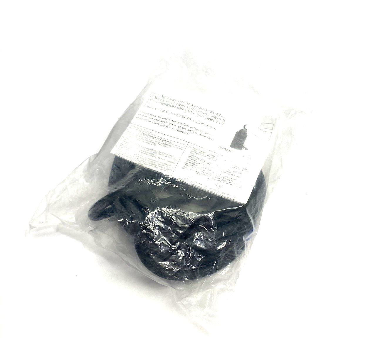 D4F-302-5R | Omron Small Safety Limit Switch, Roller plunger, 2NC/2NO, 5m Cable - New - Maverick Industrial Sales