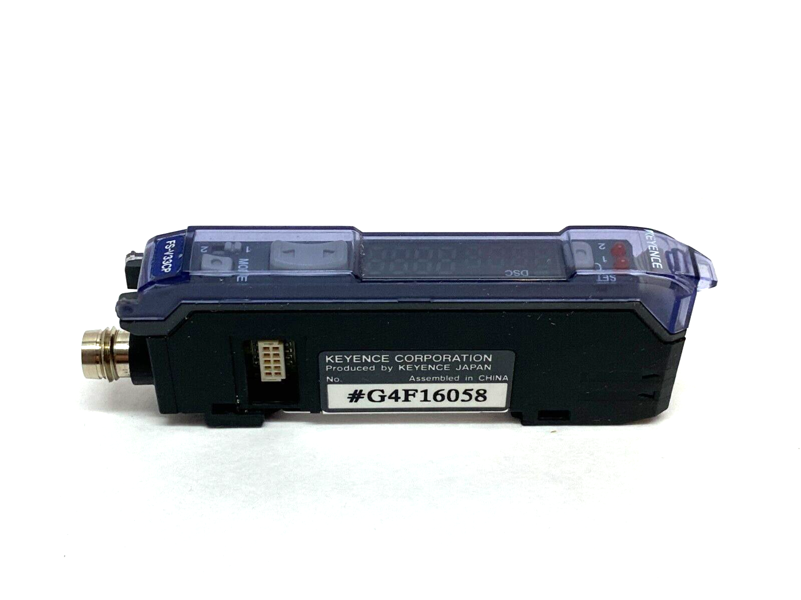 Keyence FS-V33CP Fiber Optic Sensor Amplifier Control Unit 12-24VDC - Maverick Industrial Sales