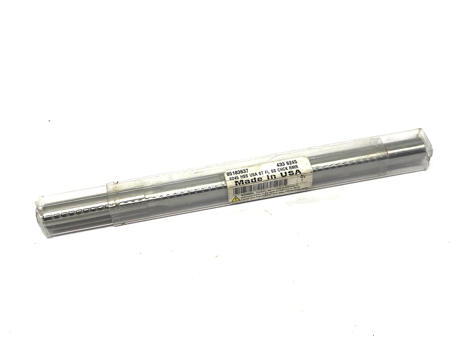 Yankee Reamer 433-0.6245 Chucking Reamer: 0.6245", 9" OAL, 2-1/4" Flute Length - Maverick Industrial Sales