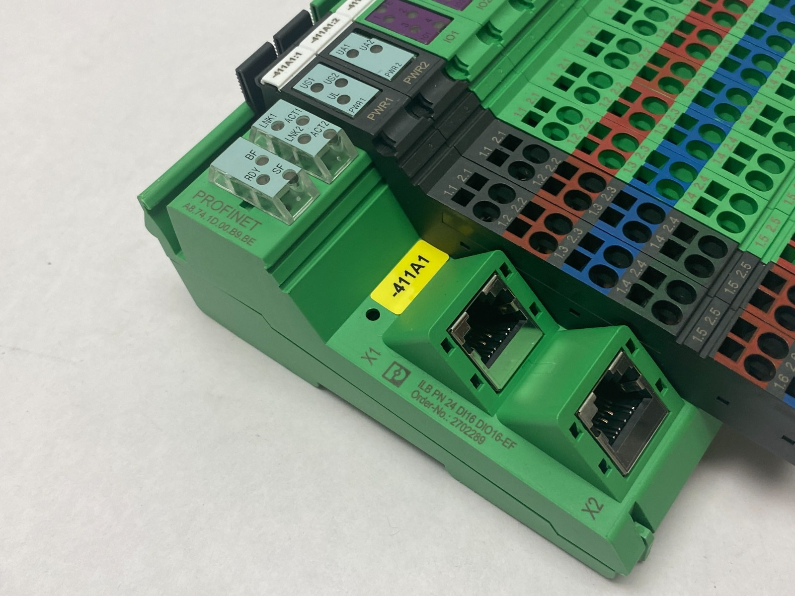 Phoenix Contact ILB PN 24 DI16 DIO16-EF Inline Block I/O Module 2702289 - Maverick Industrial Sales