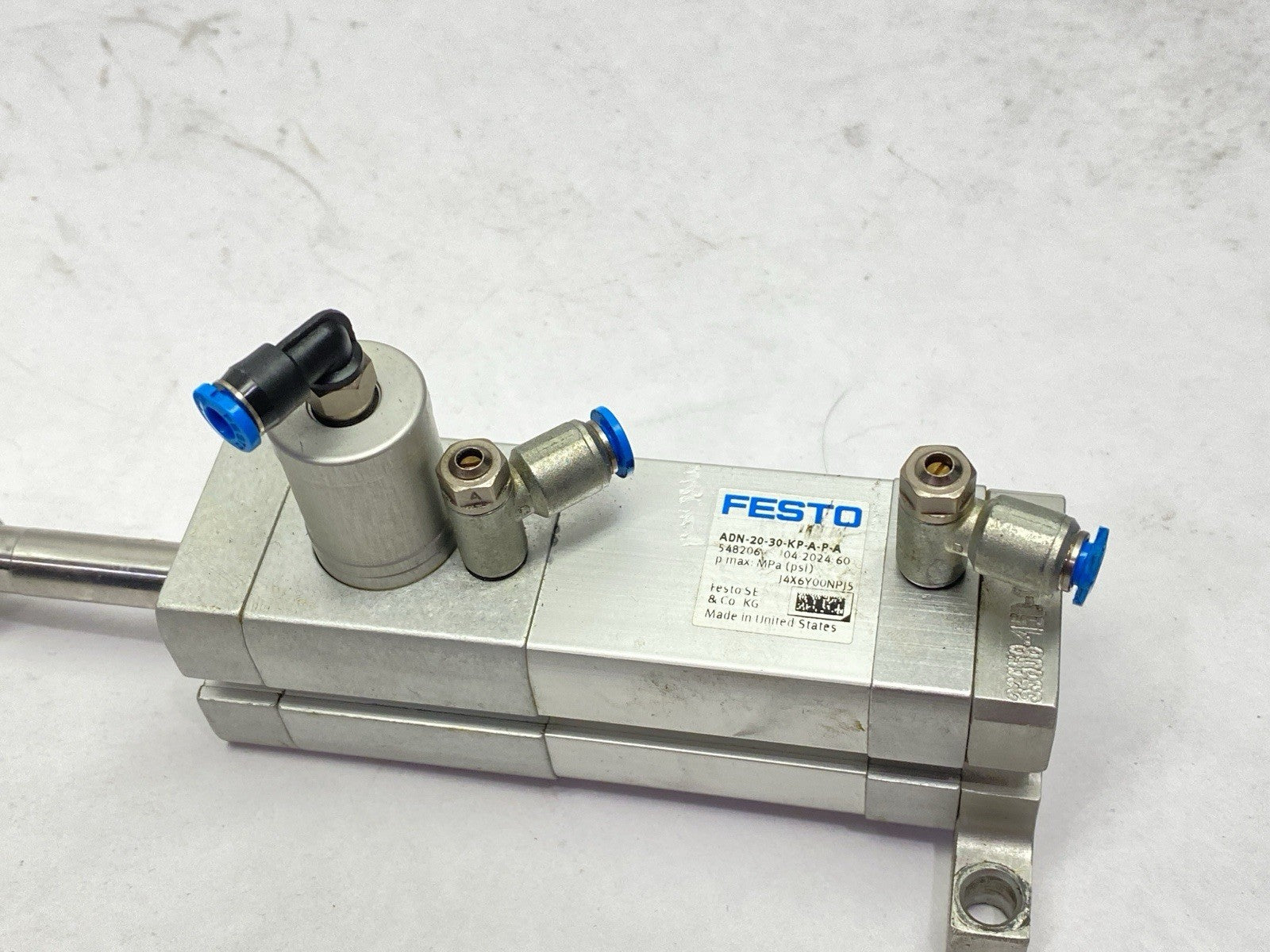 Festo ADN-20-30-KP-A-P-A Compact Pneumatic Cylinder 20mm Bore 30mm Stroke 548206 - Maverick Industrial Sales