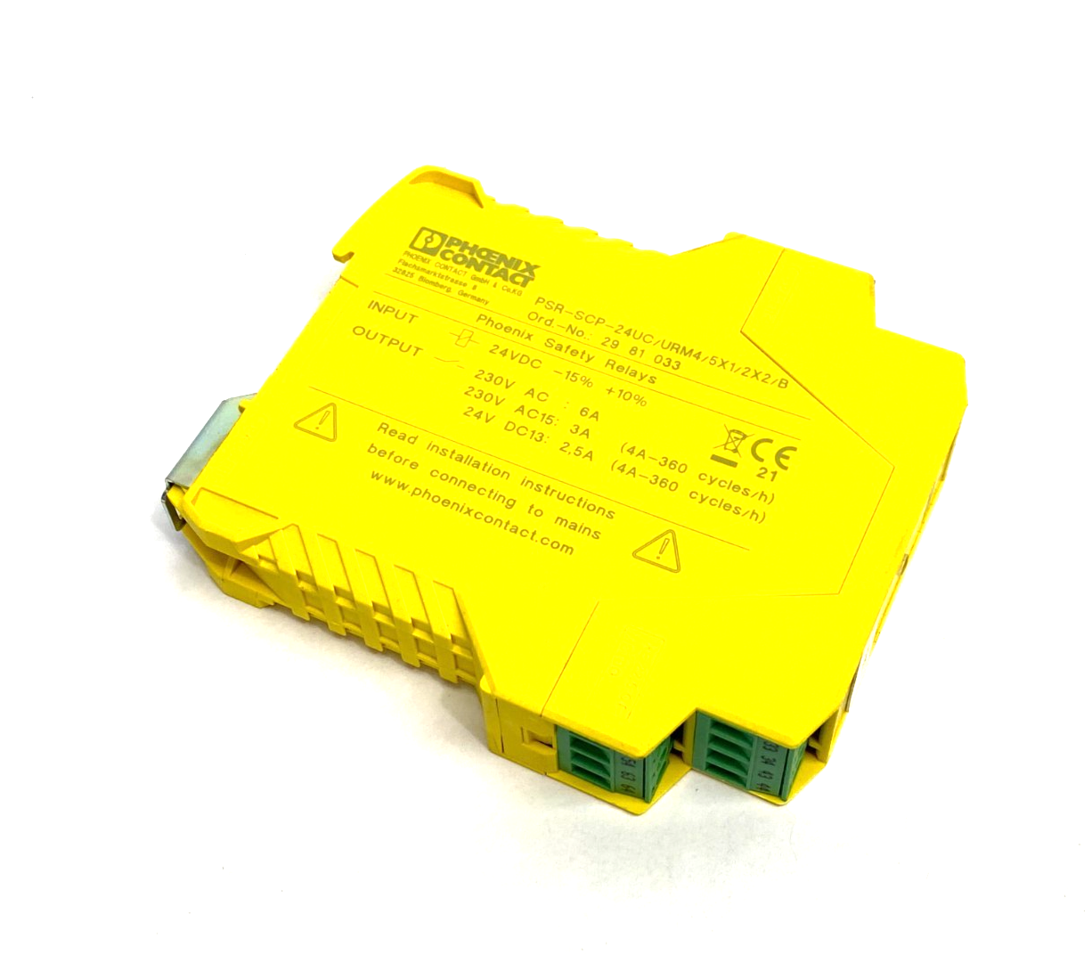 Phoenix Contact PSR-SCP-24UC/URM4/5X1/2X2/B Extension Module 1 or 2 Chan 2981033 - Maverick Industrial Sales