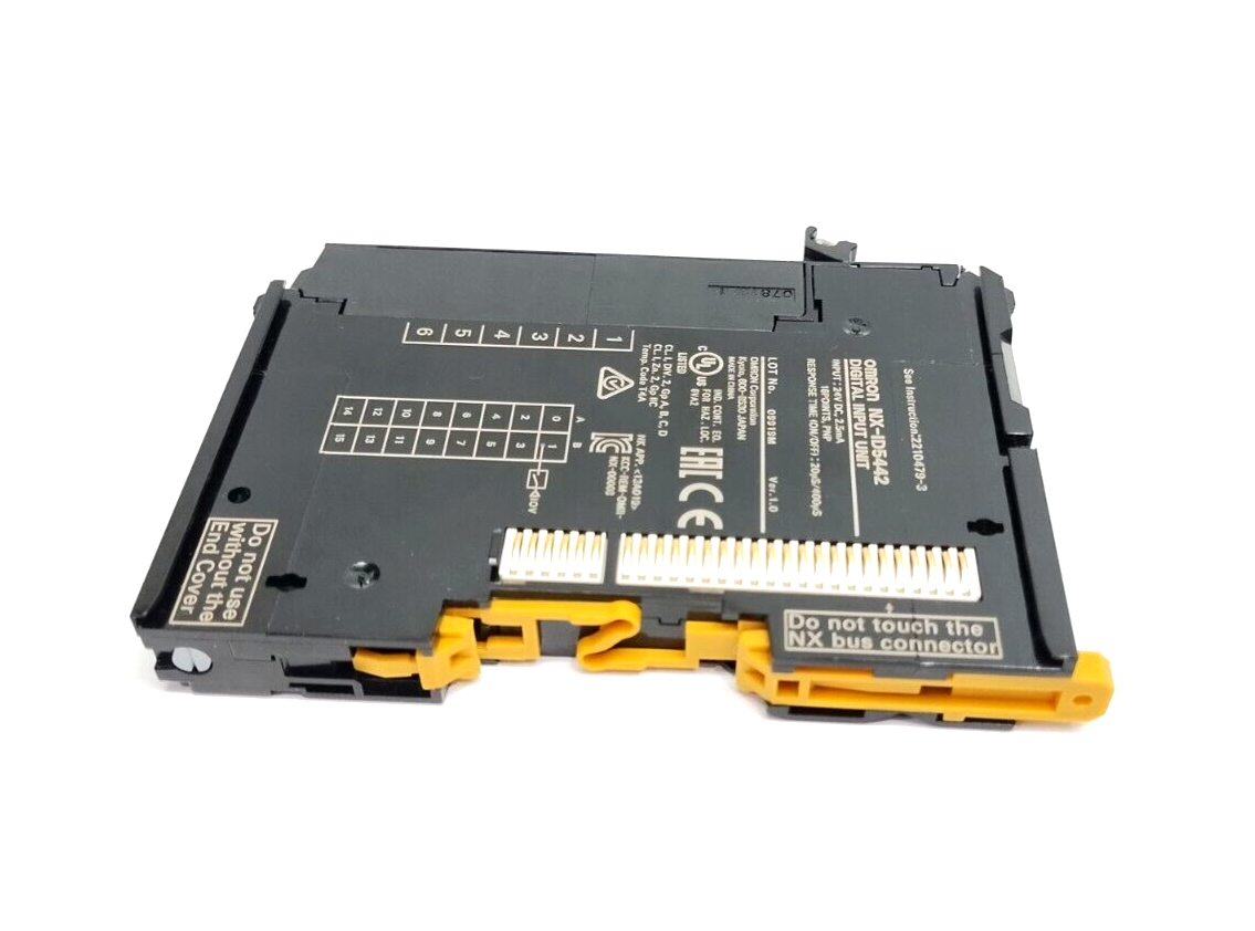 Omron NX-ID5442 Digital Input Unit, 16 Digital Inputs, PNP, 24VDC - Used - Maverick Industrial Sales