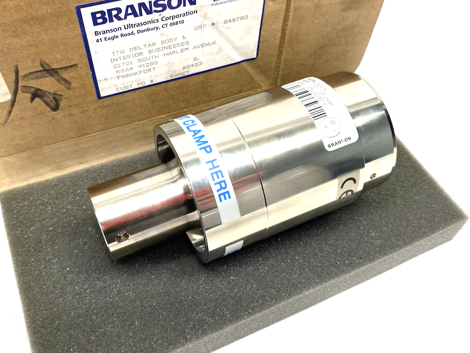 101-135-049R | Branson Ultrasonic 20kHz Converter/Transducer 922JA - New – Open box - Maverick Industrial Sales