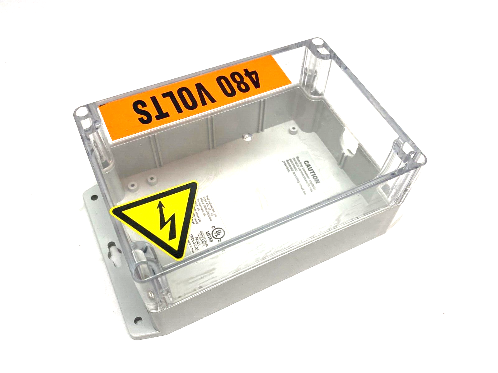 Bud Industries Type 4x, 12, 13 Control Panel Enclosure 171x121x40mm Screw Cover - Maverick Industrial Sales