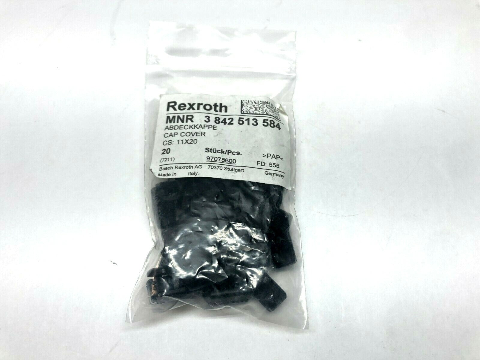 Bosch Rexroth 3 842 513 584 Cap Cover LOT OF 47 - Maverick Industrial Sales