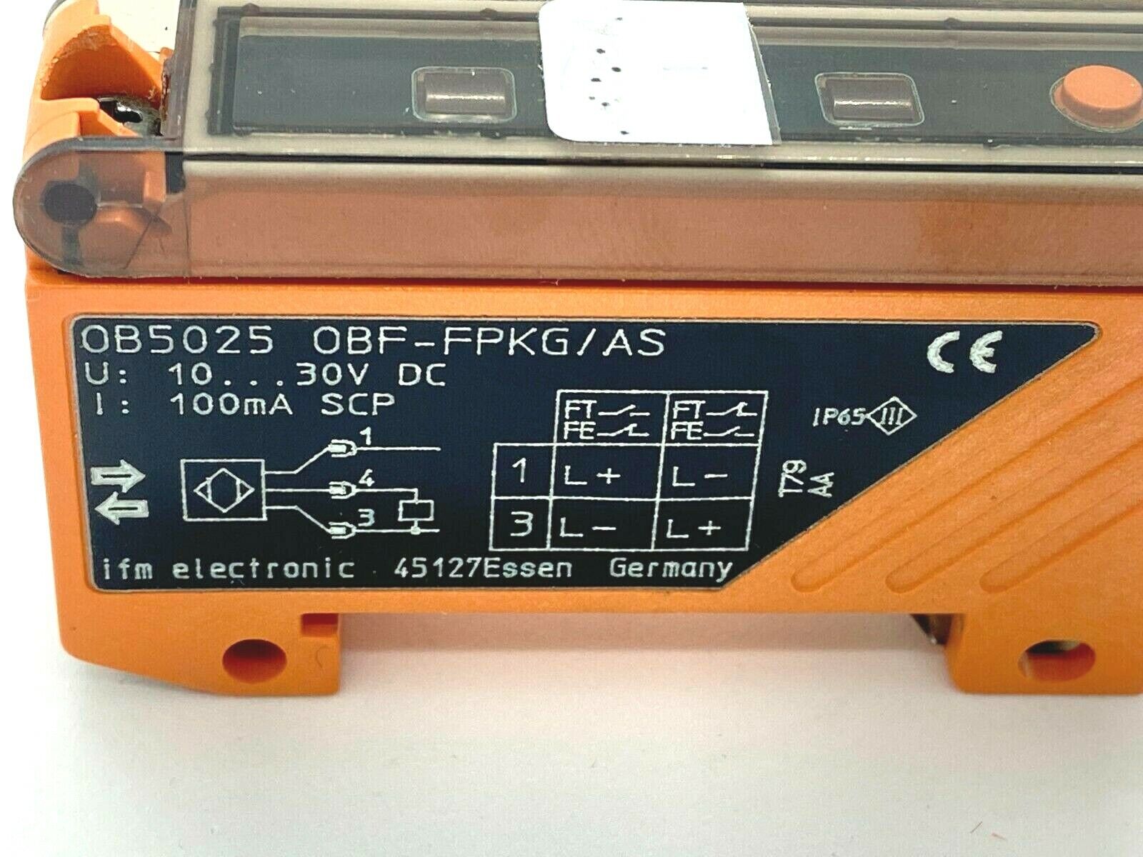 IFM Electronic OB5025 OBF-FPKG/AS Fiber Optic Amplifier - Maverick Industrial Sales