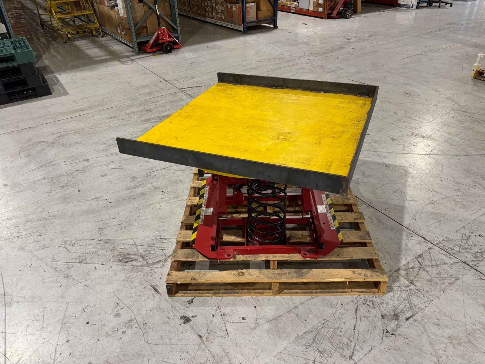 Southworth CPQ49030 Scissor Lift Table, Hydraulic Spring Pallet Positioner 45x45 - Maverick Industrial Sales